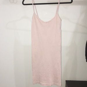Nude/Pink Sparkle mini dress